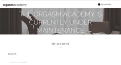 Desktop Screenshot of orgasmacademy.com